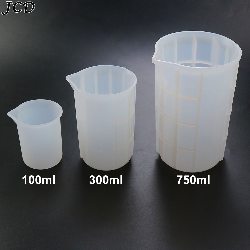 Candle Making Supplies For Beginners - JCD 100ML/300ML/750ML silikonowy kubek pomiarowy ze