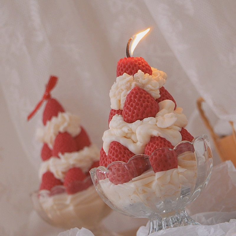 Candle Souvenir - Świeca aromaterapeutyczna w kształcie kremu woskowego,