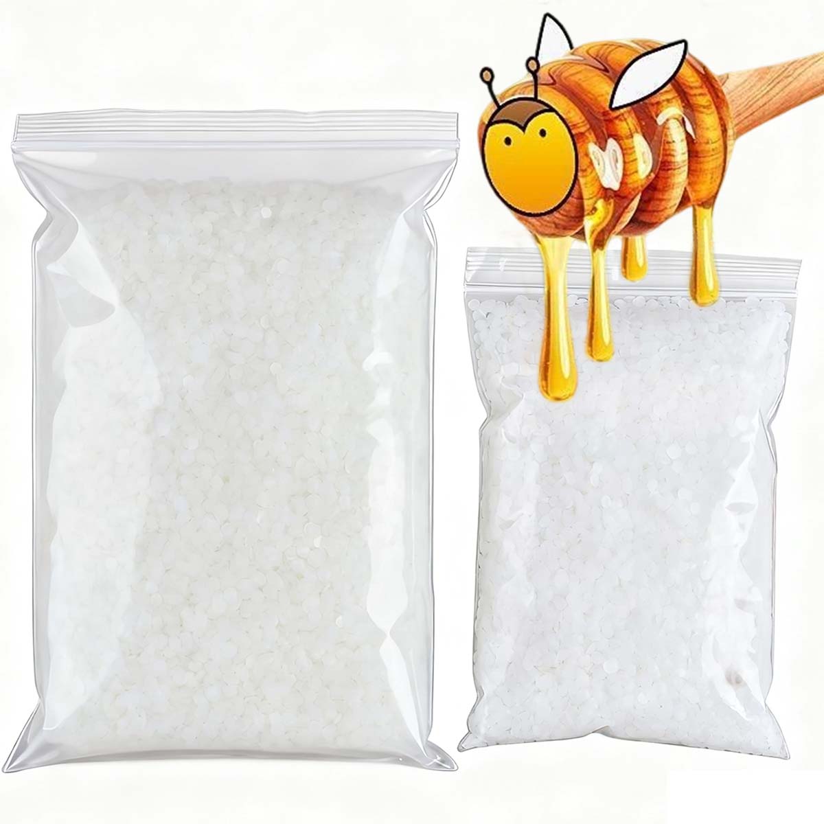 Candle Making Supplies For Beginners - 200g-1000g Biały Wosk Pszczeli Czysty Naturalny