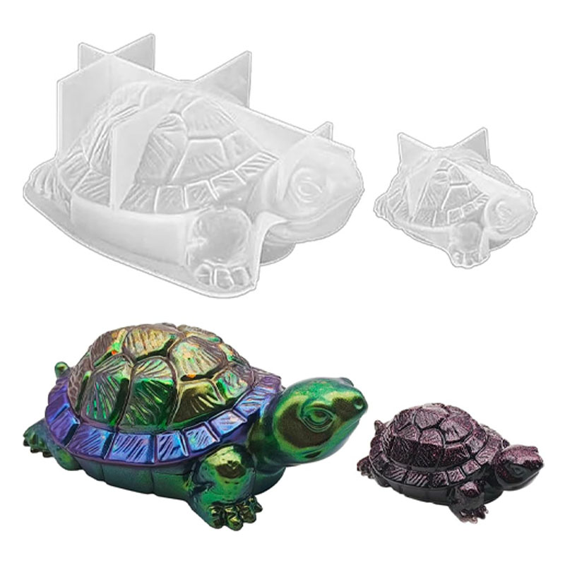 Candle Souvenir - Formy silikonowe 3D w kształcie żółwia