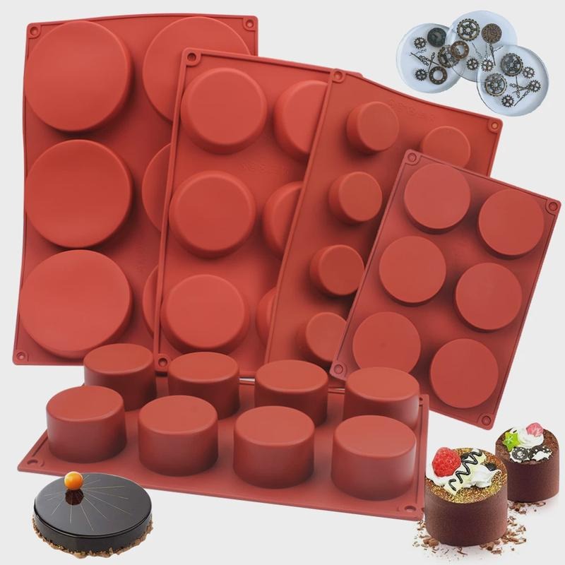 Candle Making Supplies For Beginners - Okrągła silikonowa forma do mydła DIY,