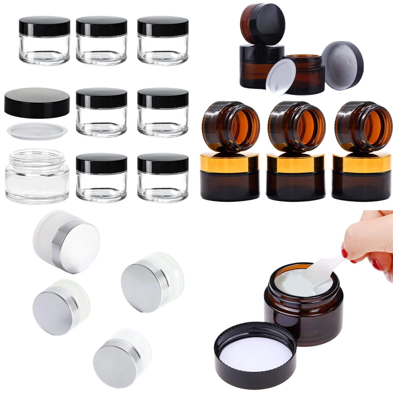 5 sztuk 5g-100g Mini bursztyno – Candle Supplies Glass Jars recenzja i cena
