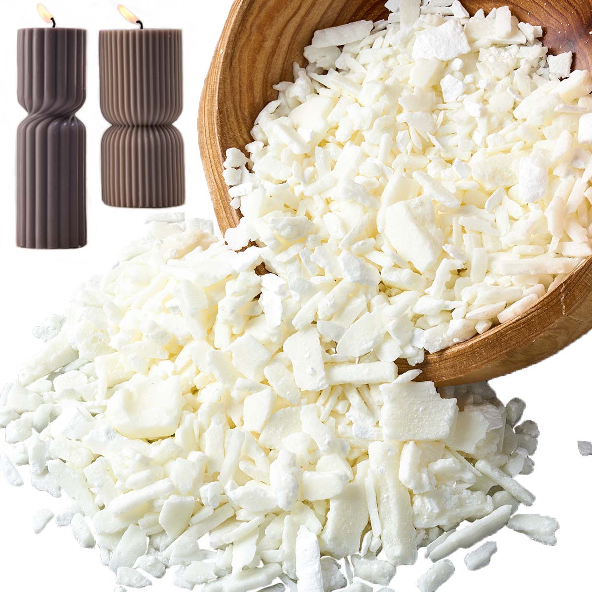 1-punktowy czysty biały wosk s – Candle Making Supplies For Beginners recenzja i cena