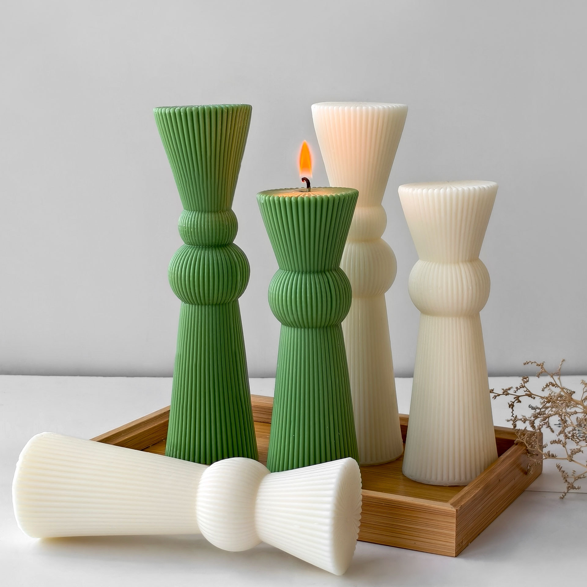 DIY długa pręt w paski świeca  – Candle Supplies In Bulk recenzja i cena