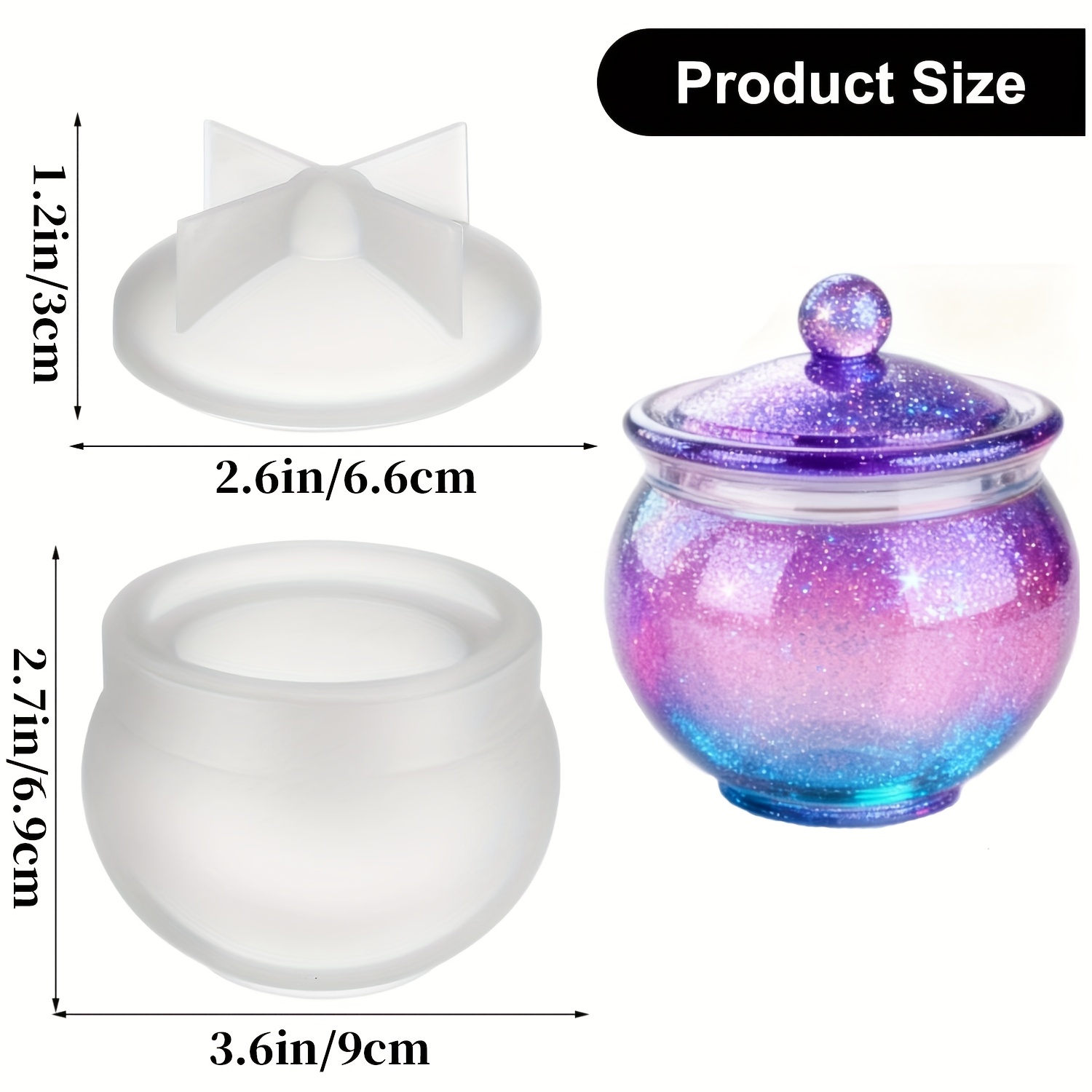 1 zestaw okrągłych form z żywi – Candle Souvenir recenzja i cena
